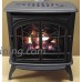 Thelin Echo Direct Vent (NG) Natural Gas or (LP) Propane Heater - Cast Iron Painted in Metallic Black - B06XXXVLXH